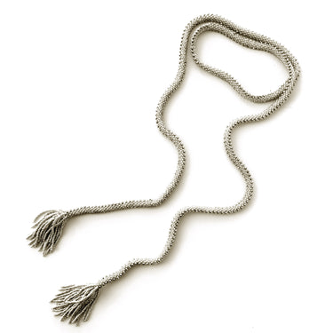 Collar Serpiente Hematitas Palteado